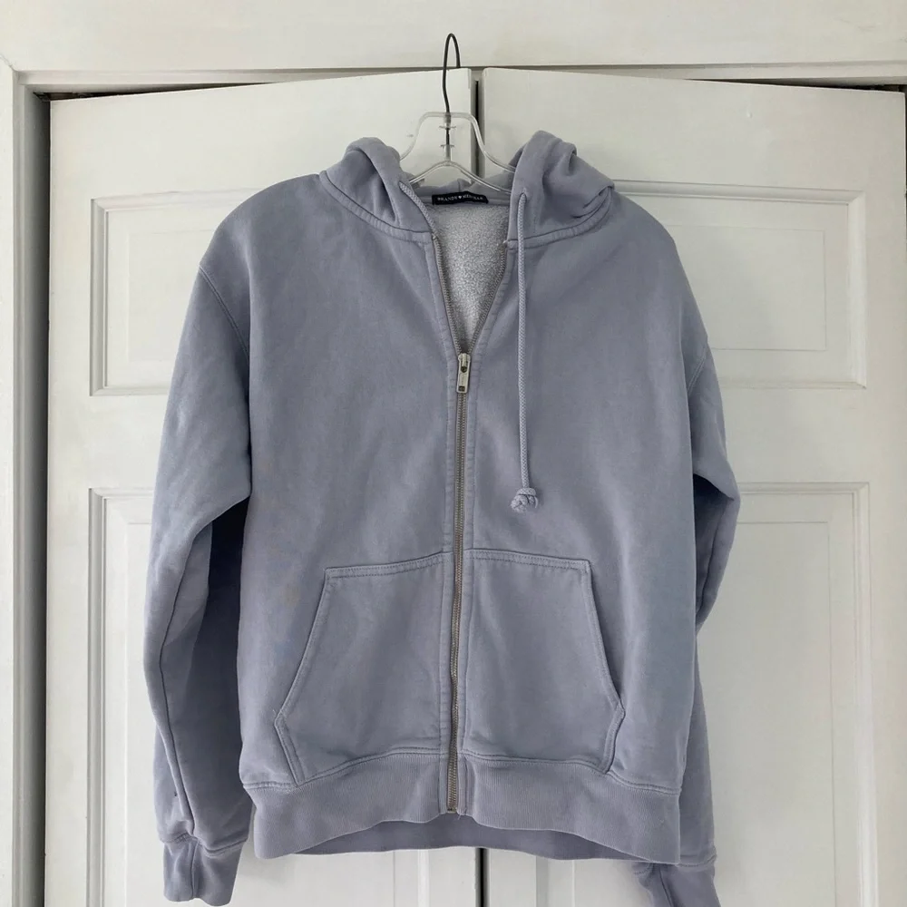 Brandy Melville | Christy Light Blue Hoodie - Picture 2 of 8